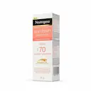 Protetor Solar Facial Neutrogena Sun Fresh Derm Care Dry Skin Sem Cor FPS 70 com 40g