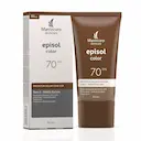 Protetor Solar Facial Episol Color Tom 4 Médio Escuro FPS 70 com 40ml