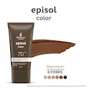 Protetor Solar Facial Episol Color FPS70 Tom 5 Negro com 40ml