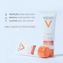 Protetor Solar Facial Capital Soleil UV-Glow FPS60 Pele Média a Negra com 40g