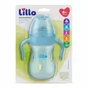 Mamadeira Lillo Super Evolution com Alça Azul de 240ml