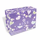 Lenço de Papel Facial Kiss Folha Dupla com 100 Unidades