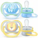 Chupeta Avent Ultra Air 0-6 Meses Elefante/Leão com 2 Unidades
