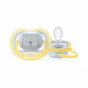 Chupeta Avent Ultra Air 6-18 Meses Urso 1 Unidade