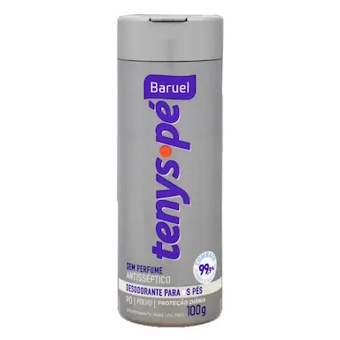 Talco Para os Pés Tenys Pé Baruel Sem Perfume com 100g