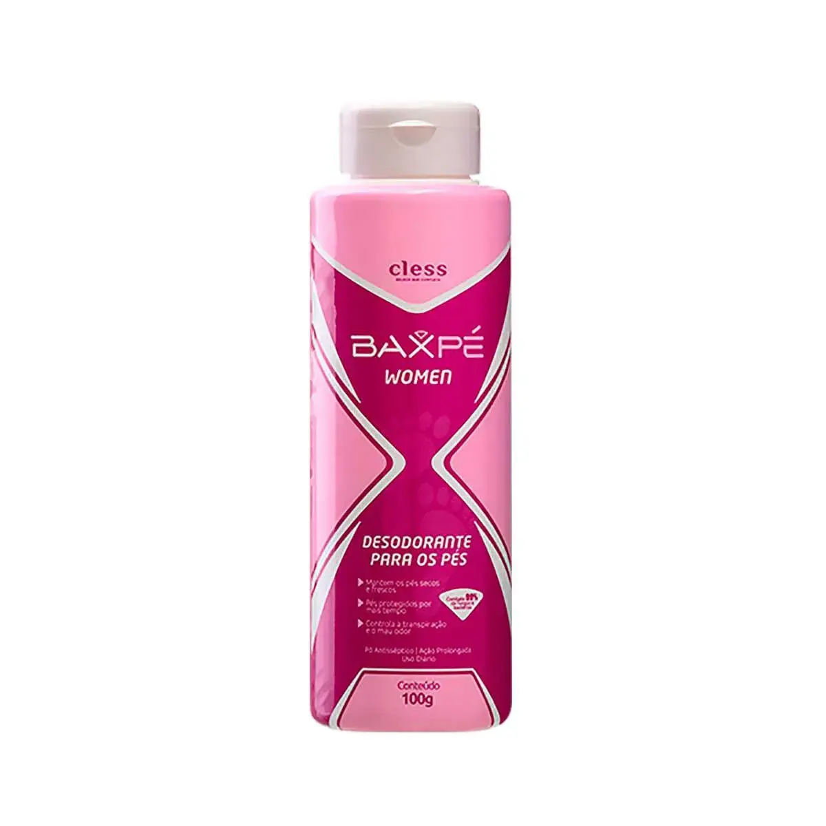 Desodorante para os Pés Bax Women em Pó com 100g
