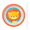 Prato Raso Buba Baby Animal Fun Leão com 1 unidade