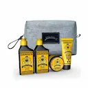 Kit Viagem Barba Forte Danger + Nécessaire com Shampoo, Condicionador, Balm e Pomada