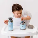 Garrafa Térmica com Canudo Buba Baby Gumy Azul com 400ml