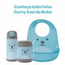 Garrafa Térmica com Canudo Buba Baby Gumy Azul com 400ml