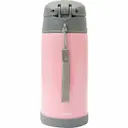 Garrafa Térmica com Canudo Buba Baby Gumy Rosa com 400ml