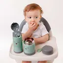 Garrafa Térmica com Canudo Buba Baby Gumy Verde com 400ml