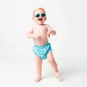 Sunga Reutilizável de Piscina Buba Baby Fundo do Mar P com 1 Unidade