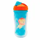 Copo Parede Dupla Buba Baby Animal Fun Leão com 320ml