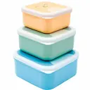 Kit Potes Buba Baby Gumy Coloridos com 3 unidades