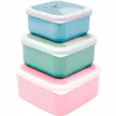 Kit Potes Buba Baby Gumy Coloridos com 3 unidades