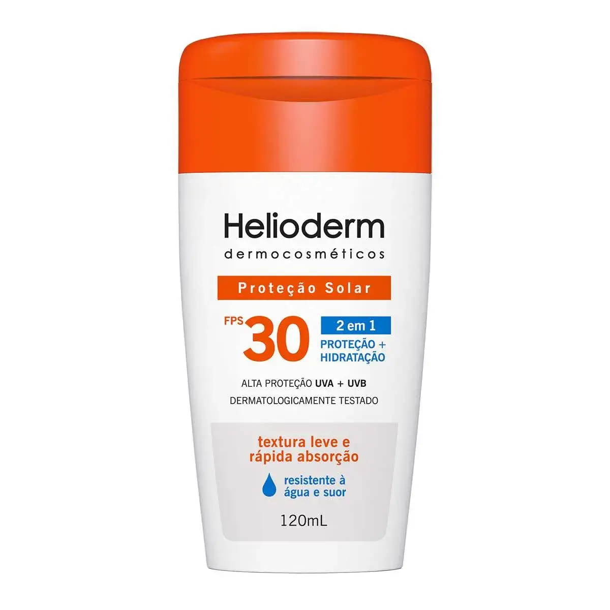 Protetor Solar Corporal Helioderm Suncare FPS30 com 120ml