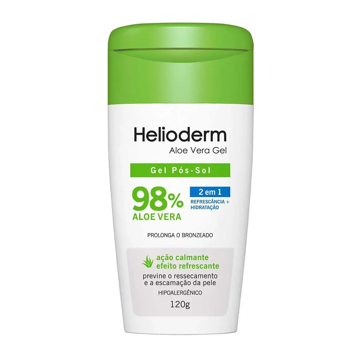 Gel Pós-Sol Refrescante Helioderm Suncare Aloe Vera com 120g