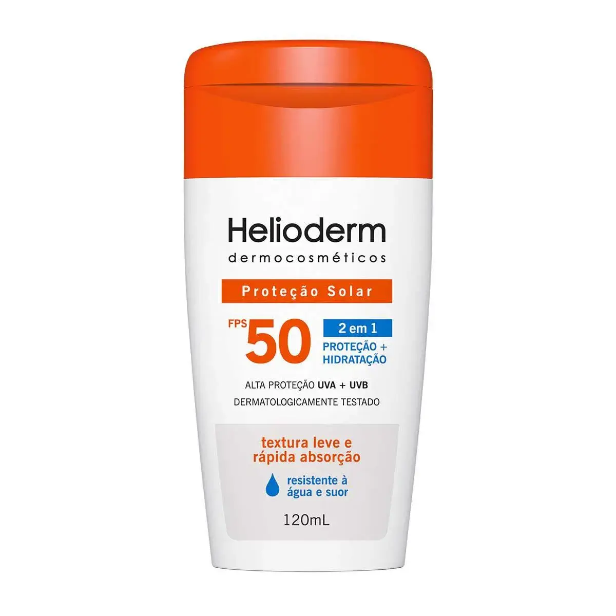 Protetor Solar Corporal Helioderm Suncare FPS50 com 120ml