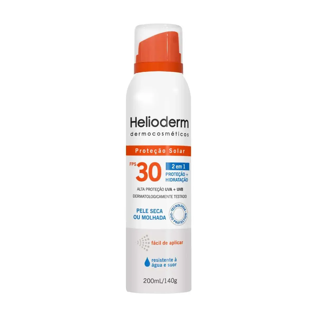 Protetor Solar Corporal Helioderm Suncare Spray FPS30 com 200ml