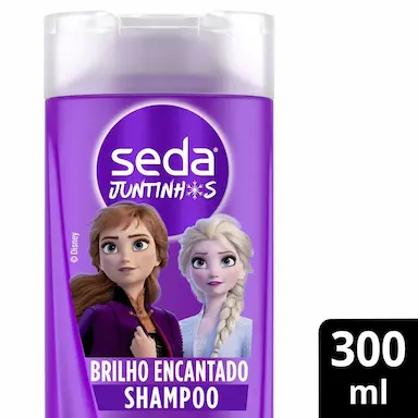 Shampoo Seda Juntinhos Fronzen Brilho Encantado com 300ml