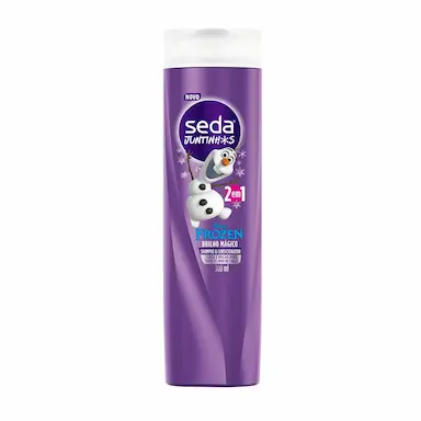 Shampoo e Condicionador 2 em 1 Seda Juntinhos Frozen Brilho Mágico com 300ml