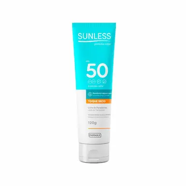 Protetor Solar Sunless Toque Seco FPS50 com 120g