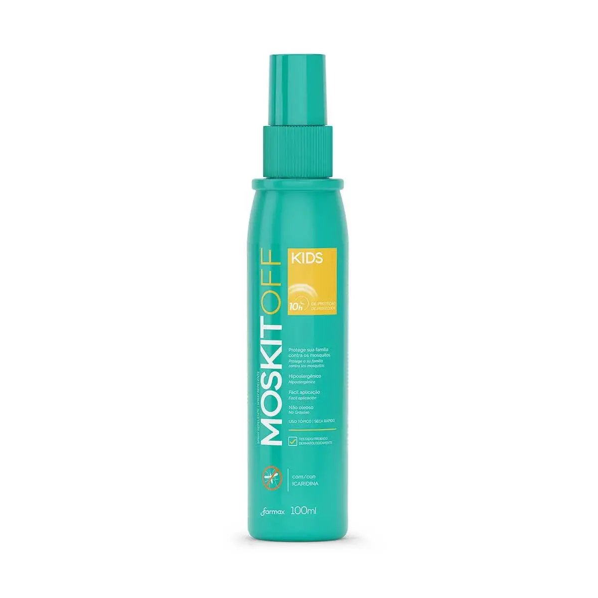 Repelente de Inseto Moskitoff Kids Icaridina Spray com 100ml