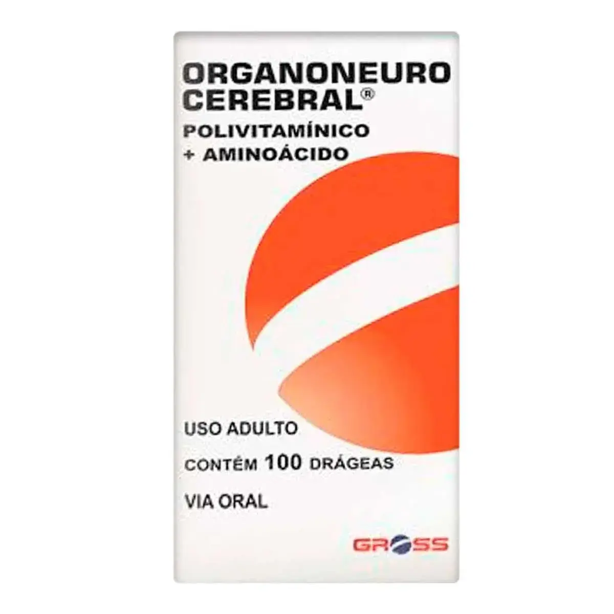 Suplemento Vitamínico Organoneuro Cerebral com 100 Drágeas