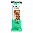 Barra de Amendoim, Castanha e Semente Pinati Nuts Chips de Coco com 25g