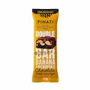 Barra Pinati Double Bar Banana e Amendoim com Chocolate Meio Amargo Sem Açúcar 35g