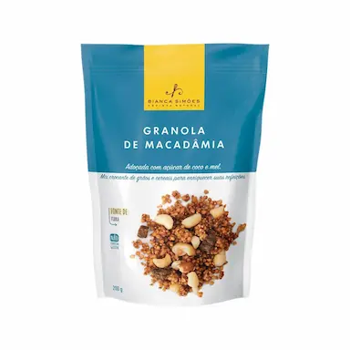 Granola Bianca Simões de Macadâmia com 200g