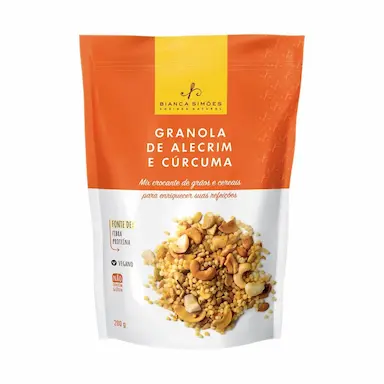 Granola Salgada Bianca Simões de Alecrim & Cúrcuma com 200g