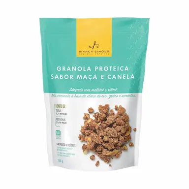 Granola Proteica Bianca Simões Maçã e Canela com 150g