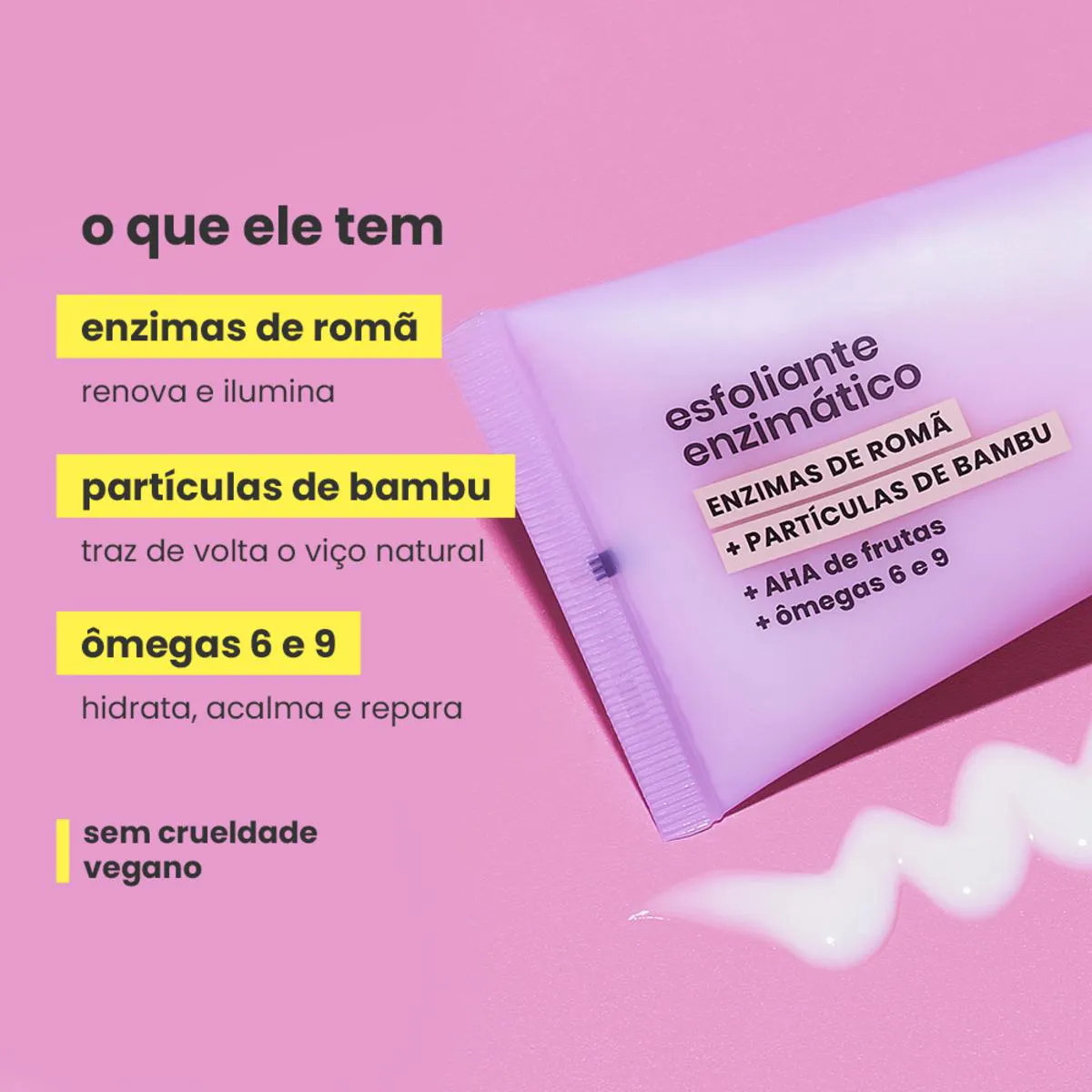 Esfoliante Enzimático Facial Sallve com 70g