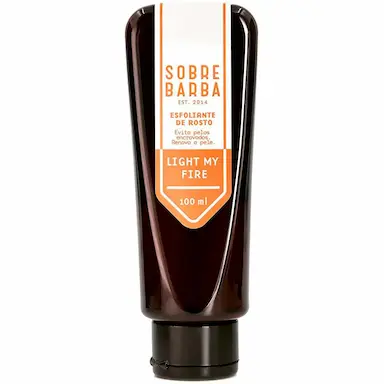 Esfoliante de Rosto Sobrebarba Light My Fire com 100ml