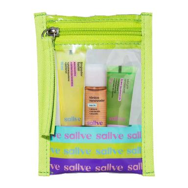 Kit Antiacne Sallve Miniaturas com 3 unidades
