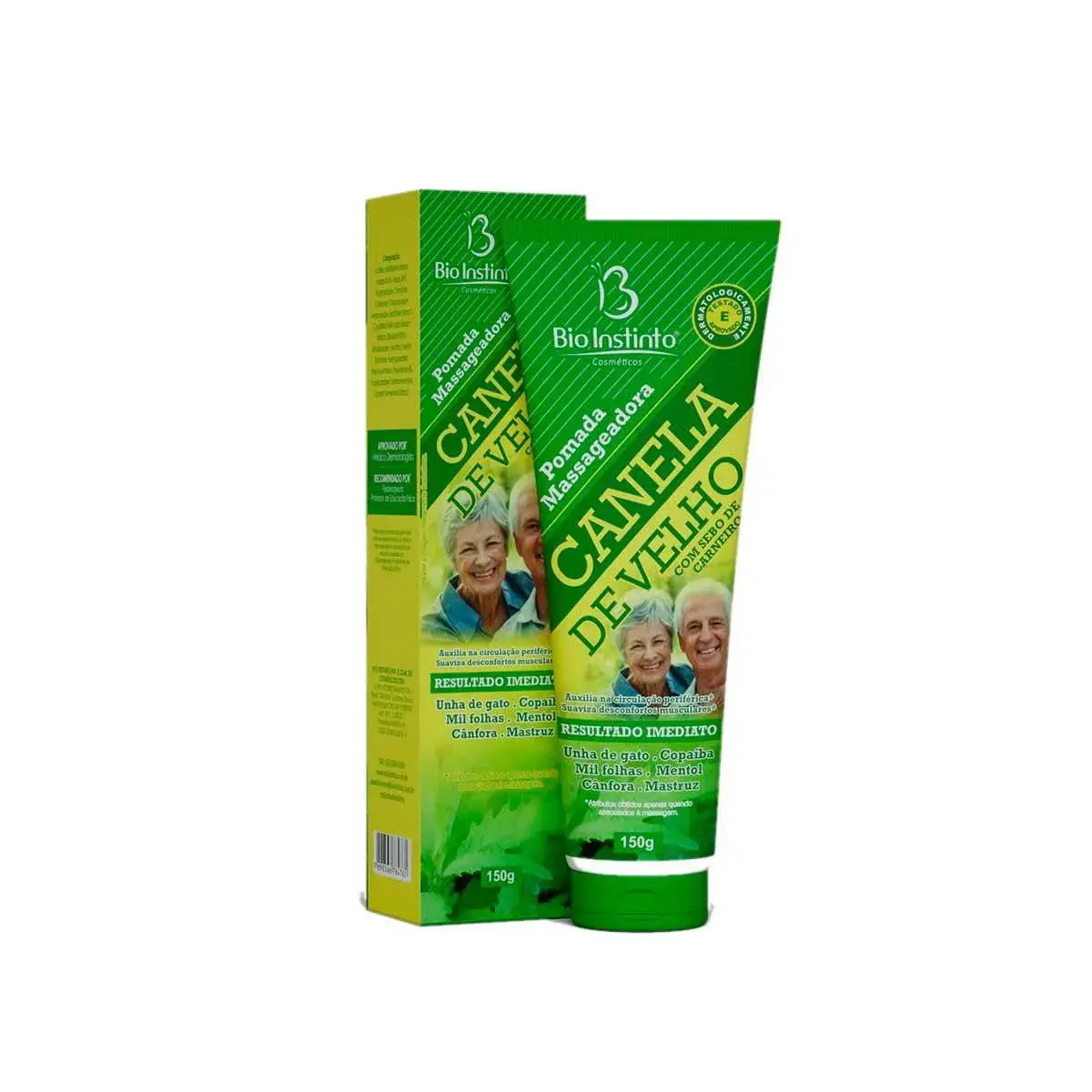 Pomada Massageadora Bio Instinto Canela de Velho com 150g
