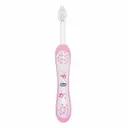 Escova de Dente Infantil Chicco Primeiros Dentes de Leite Rosa com 1 unidade