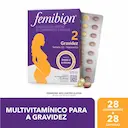 Multivitamínico Femibion 2 para Gravidez com 28 comprimidos e 28 cápsulas