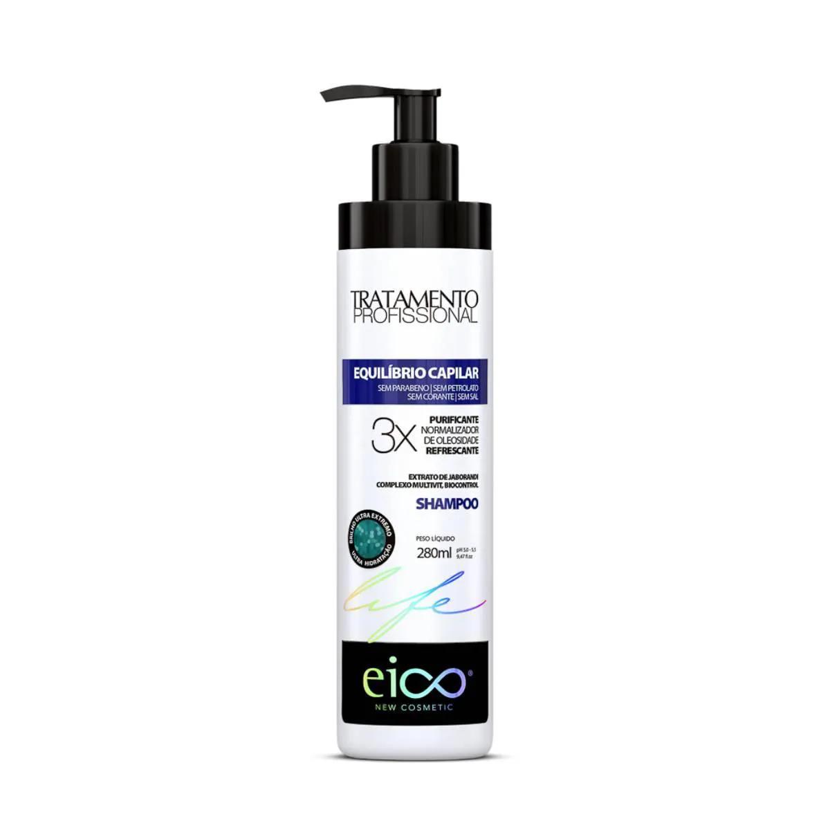 Shampoo Eico Life Equilíbrio Capilar com 280ml