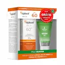 Kit Protetor Solar Episol Sec OC FPS 60 com 60g + Epidac OC Líquido com 60ml
