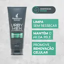 Sabonete Líquido para o Rosto e Corpo Urby Men com 150ml
