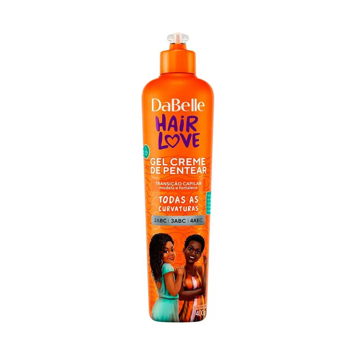 Gel Creme para Pentear Dabelle Hair Love Transição Capilar com 400g