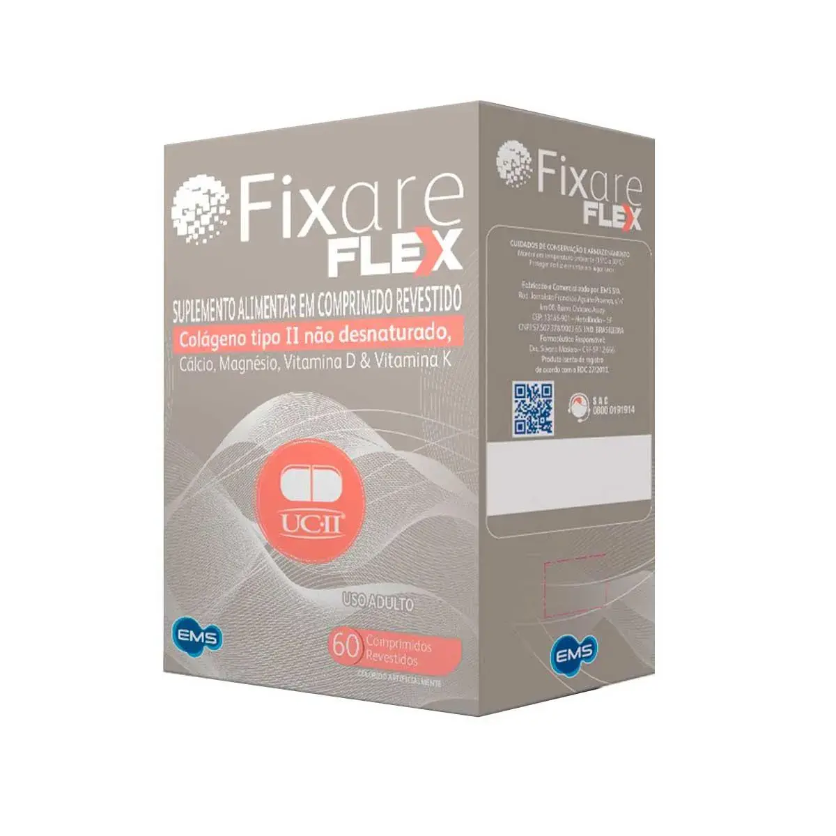 Suplemento Alimentar Fixare Flex com 60 Comprimidos
