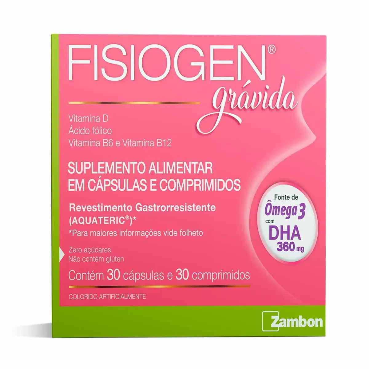 Suplemento Alimentar Fisiogen Grávida 30 Cápsulas + 30 Comprimidos