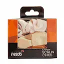 Conjunto de Elásticos Scrunchies Needs Tons Nude com 3 unidades