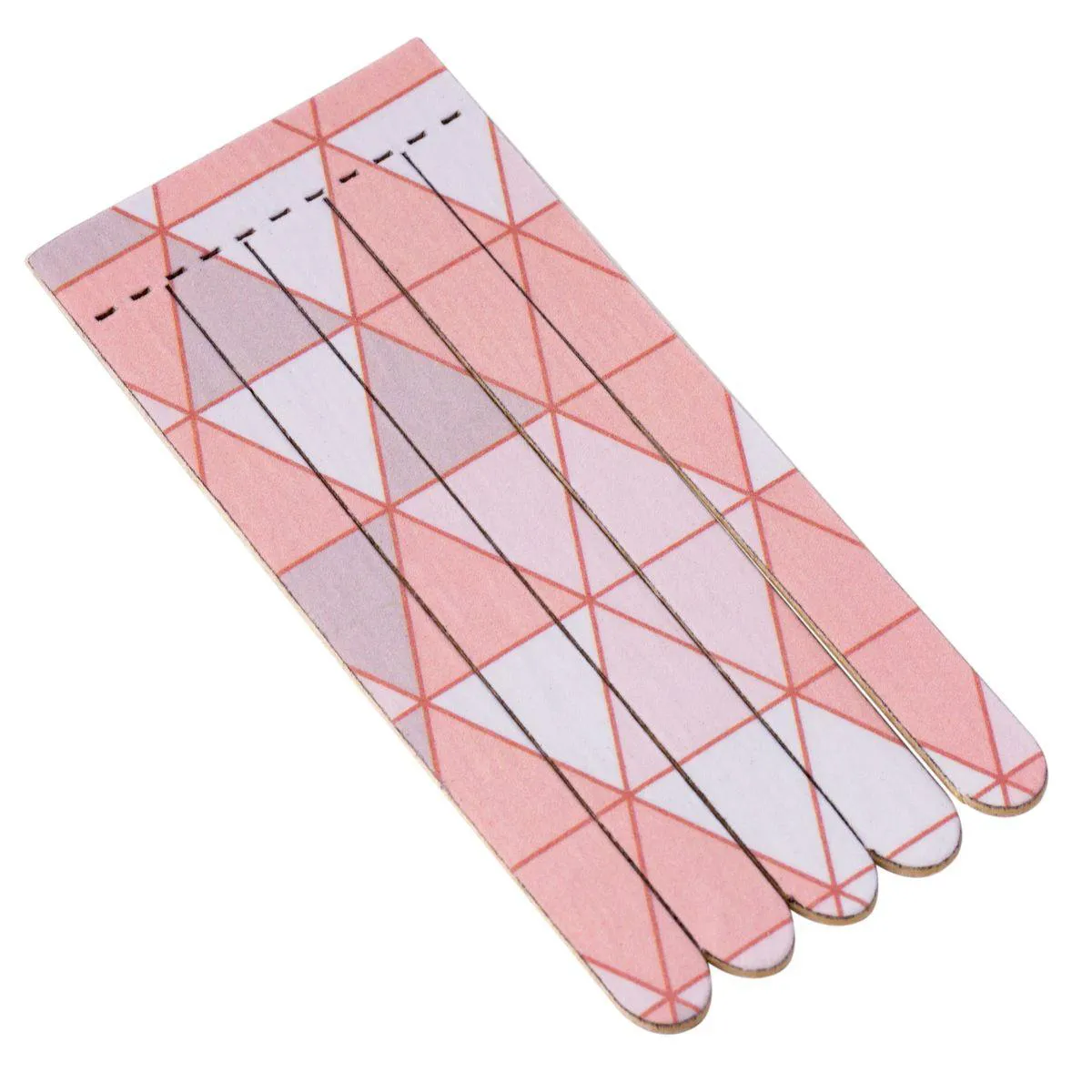 Conjunto de Unhas Postiças Autoadesivas Needs Nude Tamanho Médio com 24 unidades