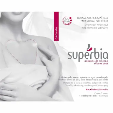 Adesivo de Silicone para Rugas no Colo Supérbia com 1 Unidade