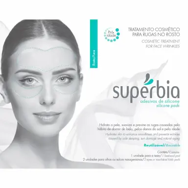 Adesivo de Silicone para Rugas no Rosto Supérbia com 1 unidade
